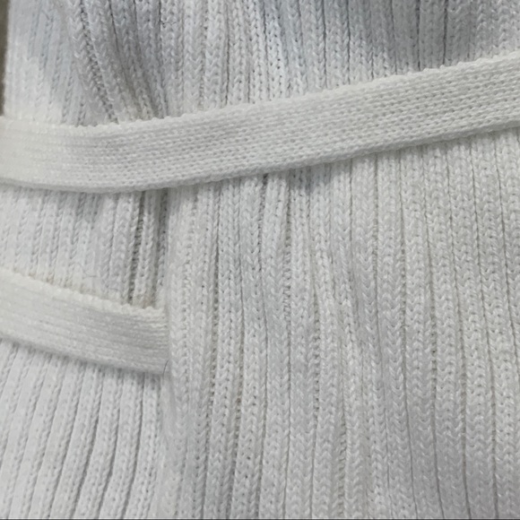 White Knit Wrap Top - Picture 3 of 5